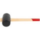 Киянка резиновая, деревянная ручка 55 мм ( 400 гр )