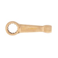 Ключ накидной односторонний ударный облегчённый 46 искробезопасный сплав BeCu 160A-46, HORTZ