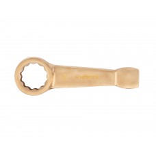 Ключ накидной односторонний ударный облегчённый 46 искробезопасный сплав BeCu 160A-46, HORTZ