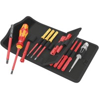 Набор насадок с отвёрткой-битодержателем + пробник, 18 пр. Kraftform Kompakt VDE 18 Universal 1 Tool Finder WE-006613
