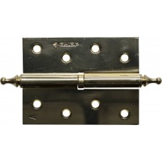 Петля карточная разъёмная левая 100?75?2.5 мм цвет латунь PB 2 шт ЗУБР 37605-100-1L