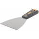Шпатель для удаления ржавчины Профи, толщ. лезвия 1 мм, пластик.ручка с метал.бойком 3 (75 мм) (06400)