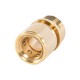 Соединитель латунный, быстросъемный, внешняя резьба 3/4, посадочный D 3/4 Palisad (66275)