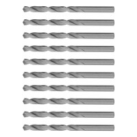 Сверло по металлу, 8 мм, полированное, HSS, 10 шт, цилиндрический хвостовик Matrix