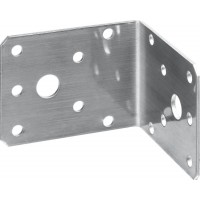 Крепежный уголок нержавеющий НКУ-2.0, 55 x 70 x 70 x 2 мм ЗУБР Профессионал 310526-55