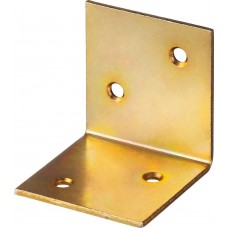 Широкий мебельный уголок 40 x 40 x 40 x 2 мм желтый цинк ЗУБР УМШ-2.0 31033-40