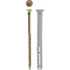 Дюбель-гвоздь 6 х 40 мм, цилиндрический бортик, 2000 шт ЗУБР 4-301360-06-040