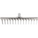 Грабли, витой зуб, нержавеющая сталь, 14 зубьев, без черенка (76982)