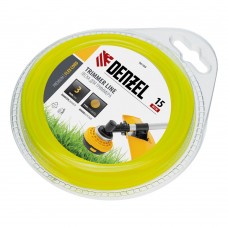 Леска для триммера, круглая 3 мм х 15 м, блистер Flex cord Denzel (96109)