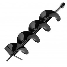 Шнек для грунта E-150, диаметр 150 мм, длина 800 мм,соединение 20 мм, несъемный нож Denzel (56023)