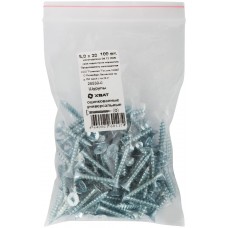 Шурупы оцинкованные, универсальные 5 х 30 100 шт Фасовка (20530-0)