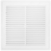 Вентиляционная решетка, пластиковая, 210 х 210 мм, съемная, с сеткой (75032)
