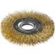 Щетка дисковая для УШМ 100 мм, витая стальная латунированная проволока 0.3 мм ЗУБР Профессионал 35187-100_z01