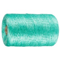 Шпагат полипропиленовый d 1.8 мм, 500 м, 1200 текс, 50 кгс, зеленый ЗУБР 50033-500