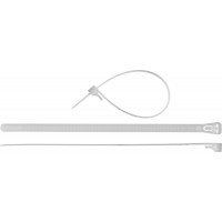 Кабельные стяжки разъемные КСР-Б1, 7.5 x 200 мм, нейлон РА66, 100 шт, белые ЗУБР Профессионал 309240-75-200