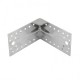 Крепежный уголок усиленный 1.7 мм, KUU 105 x 105 x 65 мм Россия Сибртех (46414)