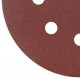 Круги шлифовальные с отверстиями (липучка), алюминий-оксидные, 125 мм, 5 шт. Р 120 (39786)