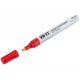 Маркер строительный с жидким красящим составом, алюминиевый корпус, красный (04354)