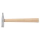 Молоток слесарный, 200 г, квадратный боек, деревянная рукоятка Россия