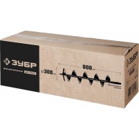 Шнек для мотобуров d 300 мм грунт ЗУБР 7051-30