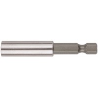 Адаптер для бит, магнитный фиксатор, хвостовик CrV сталь, 60 мм ( блистер ) (57608)