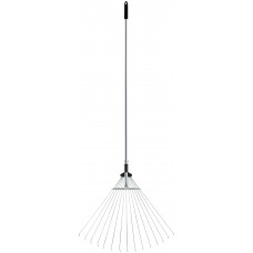 Грабли веерные регулируемые телескопические, 15 зубьев, 180-630 мм, длина 1200-1540 мм (77007)