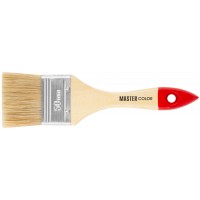 Кисть флейцевая, натур. щетина, 55% топс, лакиров.ручка, ширина 50 мм (30-0013)