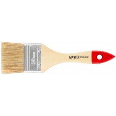 Кисть флейцевая, натур. щетина, 55% топс, лакиров.ручка, ширина 50 мм (30-0013)