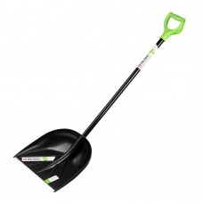 Лопата для уборки снега пластиковая, 400х417х1390 мм, алюминиевый черенок Palisad (61395)