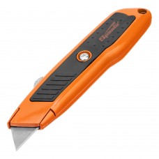 Нож, 19 мм, выдвижное трапециевидное лезвие, двухкомпонентный корпус Sparta (78978)