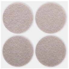 Подкладки для мебели самоклеющиеся круглые 34 мм, 4 шт., войлок (67511)