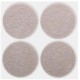 Подкладки для мебели самоклеющиеся круглые 34 мм, 4 шт., войлок (67511)