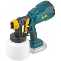 Распылитель Акк. 20 В; 1,8 / 2,5 мм; 1000 мл; 70 DIN/сек; 700 мл/мин; HVLP; коробка (79926)