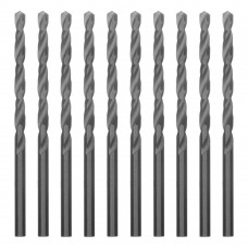 Сверло по металлу, 3.5 мм, полированное, HSS, 10 шт, цилиндрический хвостовик Matrix