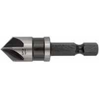 Зенкер конический, легированная сталь, хвостовик под биту, 13 мм (36445)