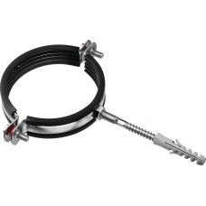 Хомут трубный с сантехнической шпилькой и дюбелем 3, цинк, 1 шт ЗУБР 37866-87-94  