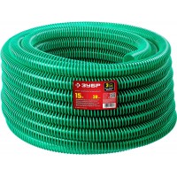 Шланг напорно-всасывающий 38 мм?15 м 3 атм со спиралью ПВХ ЗУБР 40325-38-15