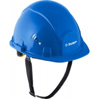 Каска защитная ФОРТ синяя, храповой механизм регулировки, универсальное крепление для наушников и щитков ЗУБР Профессионал 11094-3_z01