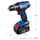 Дрель-шуруповерт 20 В 50 Н·м 2 АКБ 4 А·ч кейс Профессионал ЗУБР Т7 DL-201-42