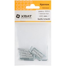 Дюбель с крюком 5х25/3,5 х35 (фасовка по 6 шт.) (25232-2)
