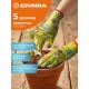 GRINDA COMFORT, S (7), садовые перчатки с прозрачным полиуретановым покрытием, зелёные, 13 класс (11290-S_z01)
