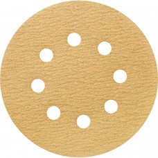 Круг абразивный шлифовальный 8 отверстий d125 p40 KRUGO MASTER (82010400290)