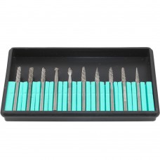 Набор борфрез твердосплавных 3 мм, VHM, DC, 10 предметов (модель 900777), GARWIN INDUSTRIAL, GM-CBS10-900777-3