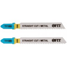 Полотна по металлу, HSS, фрезерованные, волнистые зубья, 76/51/2 мм (T118B), 2 шт. (40912)