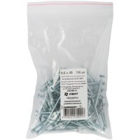 Шурупы оцинкованные, универсальные 3,5 х 40 100 шт Фасовка (20240-0)