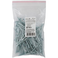 Шурупы оцинкованные, универсальные 3,5 х 50 100 шт Фасовка (20250-0)