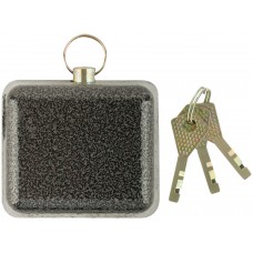 Замок навесной с закрытой дужкой 80x70x40 мм, стальная дужка 11,7 мм (67031)