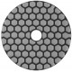 Алмазный гибкий шлифовальный круг АГШК (липучка), сухое шлифование, 100 мм, Р 800 (39855)