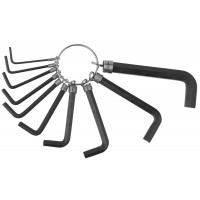 Набор имбусовых ключей, 10 шт, 1.5 - 8 мм DEXX 27403-H10