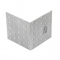 Крепежный уголок равносторонний 2 мм, KUR 100 х 100 х 100 мм Сибртех (46431)